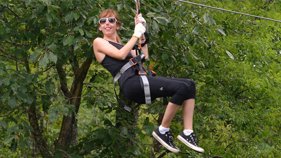 lady-flying-down-zipline Lady flying down zipline