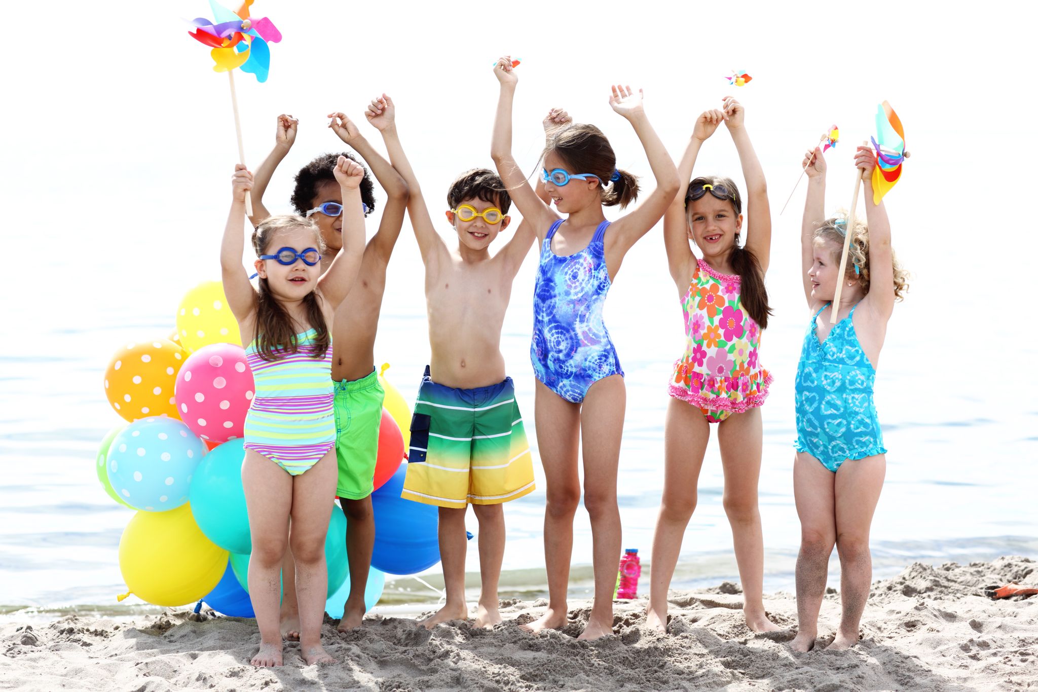 Splash Bash birthday party flyer