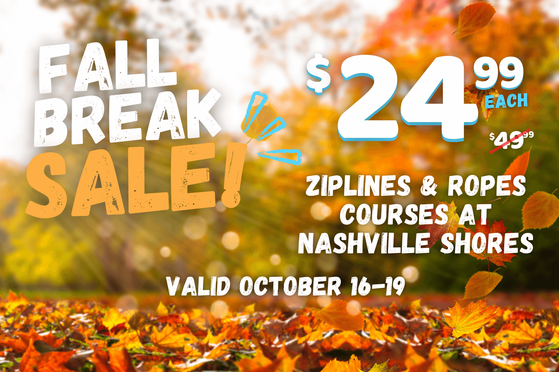 Fall Break 2025 (1920 x 1280 px) Lady flying down zipline